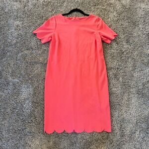 Chicos Dress Woman's Size 0 S Short Sleeve Pink‎ Sheath Summer Relax